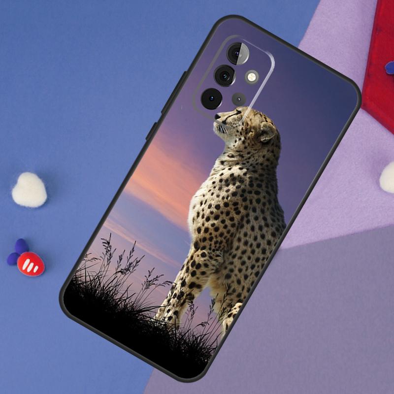 Cheetah Panther Snow Cheetah Case For Samsung Galaxy A13 A16 A26 A36 A56 A06 A55 A35 A15 A54 A34 A14 A53 A12 A22 A32 A52