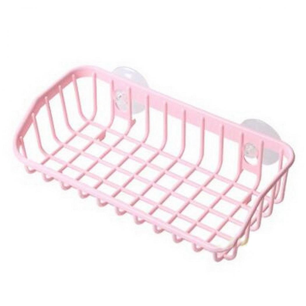 

Стойка для хранения слива с двойной присоской розовый