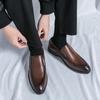 Plus Men's One Foot Le Fu Shoes Spring and Autumn New Leather Shoes Korean Version Trendy Business Shoes