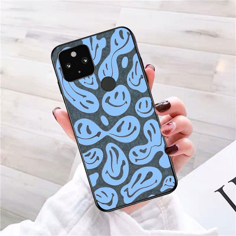 Trippy Smiley Face Phone Case for Google Pixel 7 Pro 7 6A 6 Pro 5A 4A 3A Pixel 4 XL Pixel 5 6 4 3 XL 3A XL 2 XL