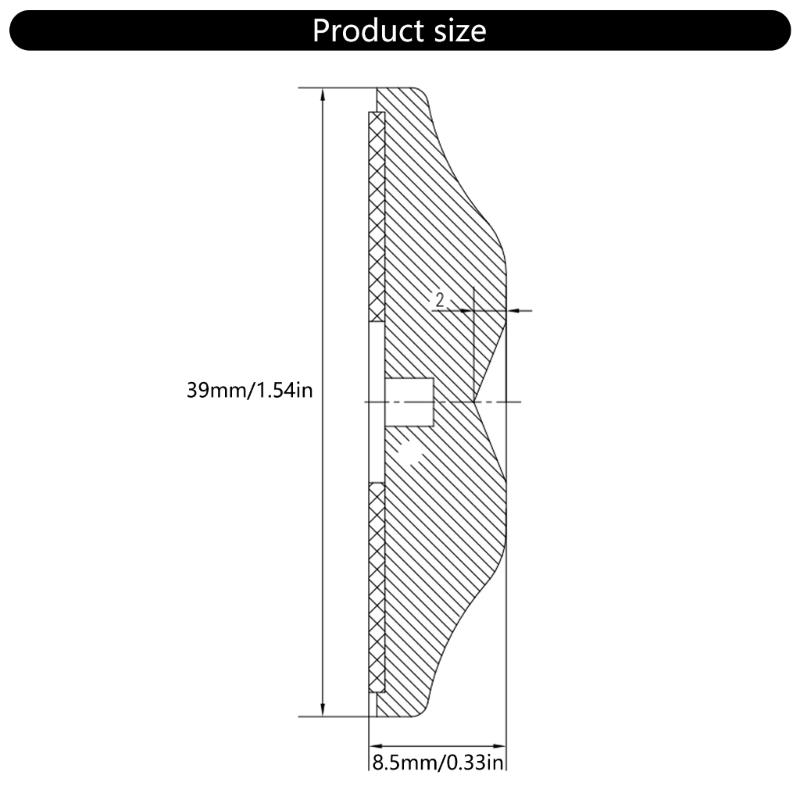 Piedini Ammortizzanti in Alluminio ad Alta Resistenza per Altoparlanti per Migliorare l'Acustica e la Sicurezza dell'Apparecchiatura 2 Pezzi
