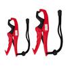 2Pcs Floating Fish Lip Gripper Set Ergonomic Handle Safety Locking Mechanism Non-Puncture Fish Control Pliers Tools with Lanyard