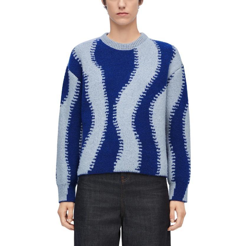Loewe SS24 Sweater Women's Light Blue S359Y14KEL-5166