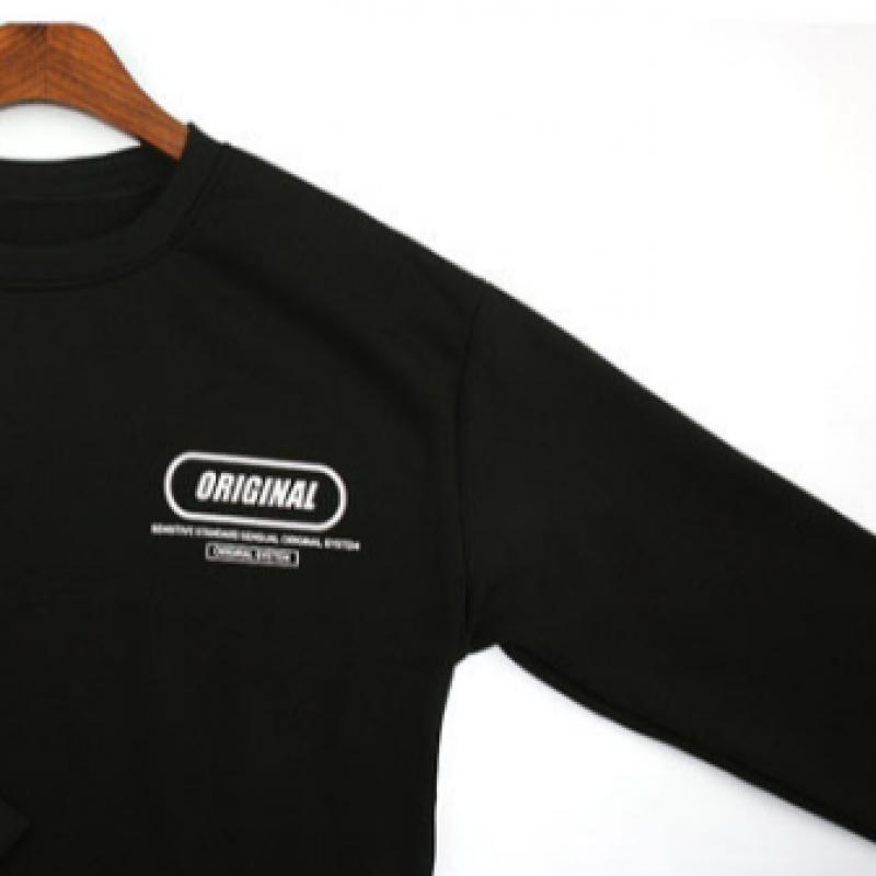 SweaTshirT MTm T shirT WoMen Men Warm prinTing Lining Round Daily Look Reebok Fashion Loose fiT kniT