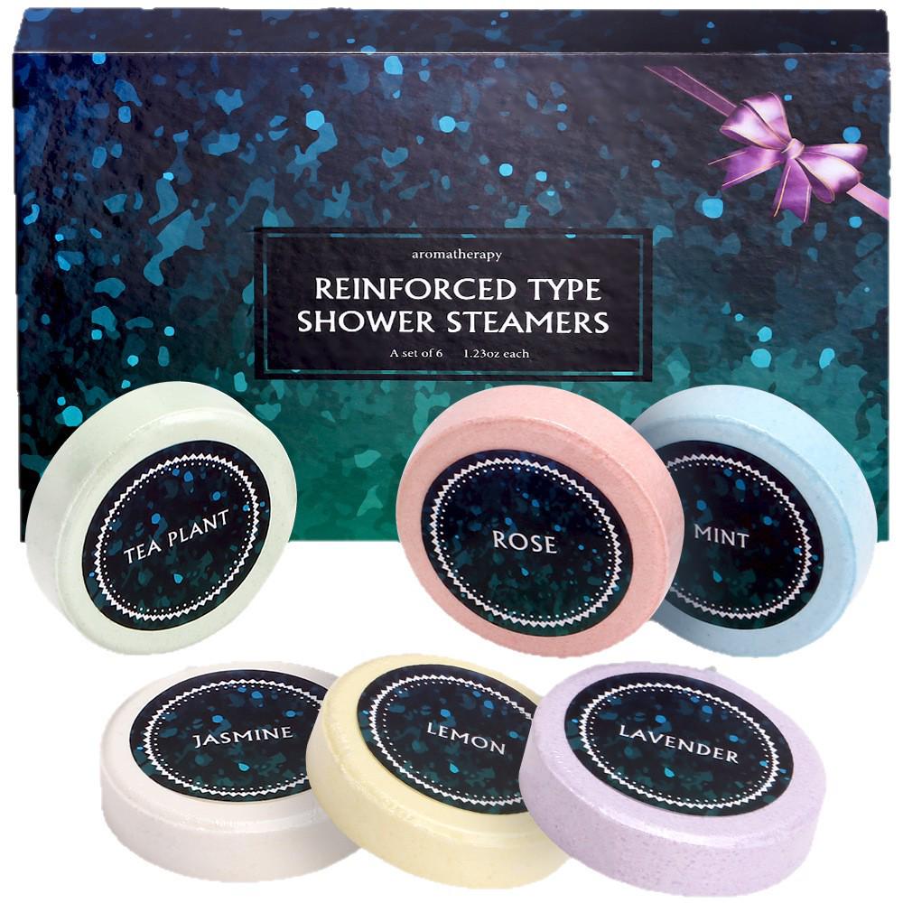 Bath Bomb Set: Bubble Bath Balls with Dried Flower Petals and Bath Salts - Perfect Gift Set for a Relaxing Soak