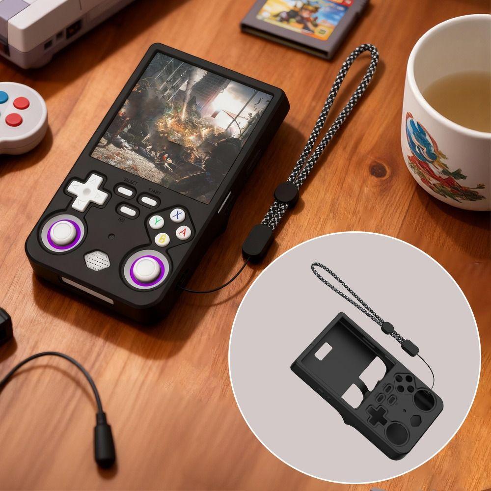 Anti-Scratch Game Console Cover Silicone Sleeve Shell for R36 Ultra Handheld Game Accessories