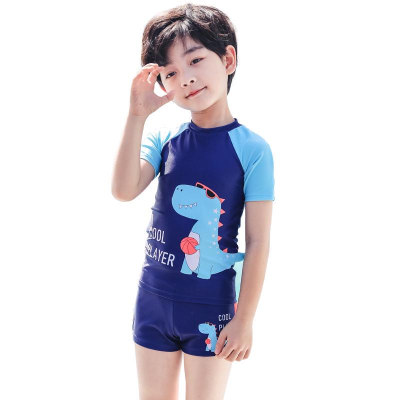 Niedliches und modisches geteiltes Badeanzug-Set für Jungen für Kinder und Babys