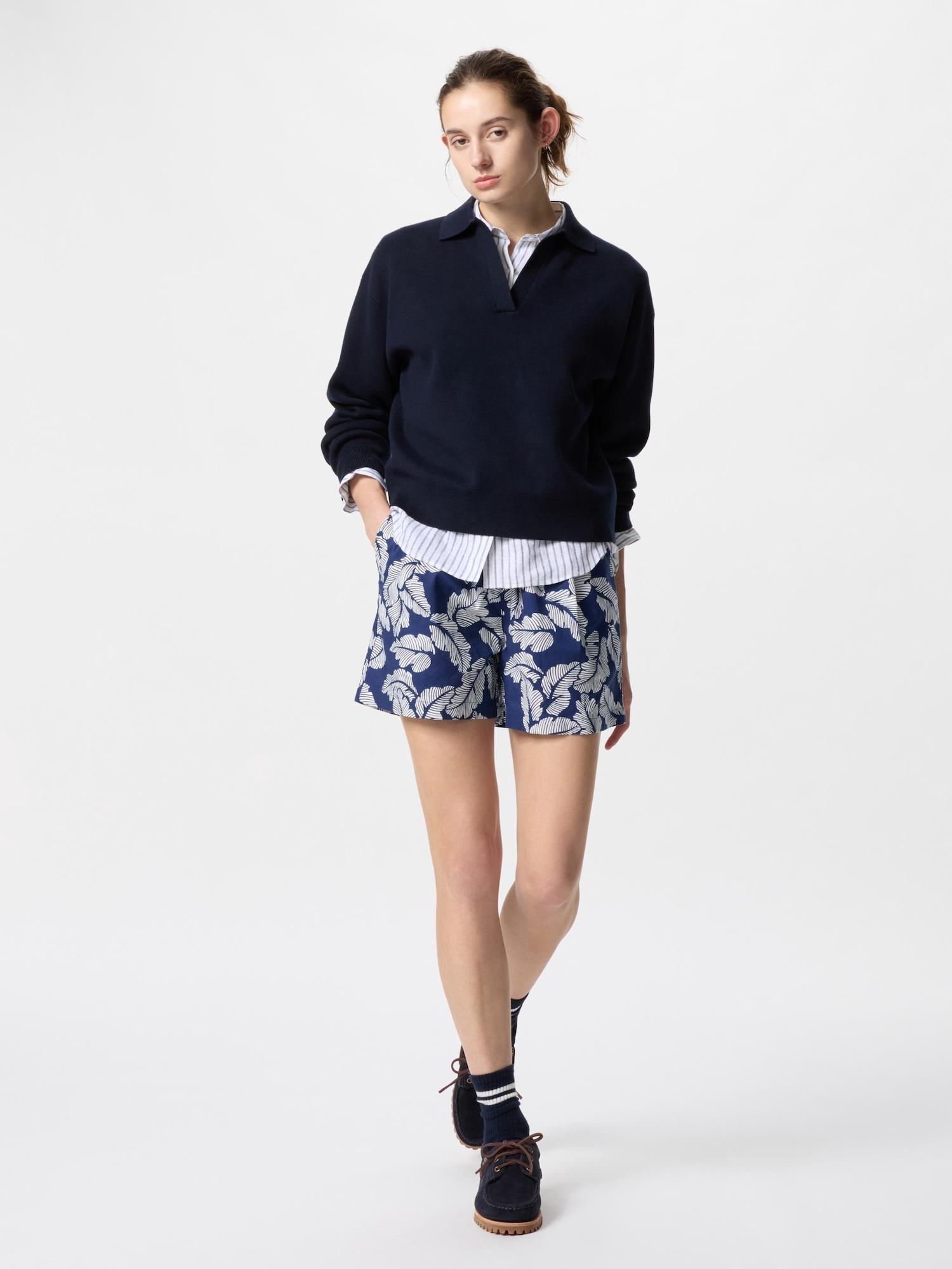 

Uniqlo Япония Хлопковые Легкие Шорты 68 BLUE/XS