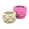 Succulent Planter Silicone Mould Sofa Texture Concrete Flower Pot Mold Easy Demold Gypsum Mould for Home Decoration
