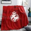 Wisla Krakow Logo Printed Flannel Blanket, Soft Throw for Bedroom Sofa, Washable, Fan Merchandise, Great Gift.