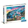 Puzzle 500 pièces - clementoni - vue de grèce - paysage et nature - age minimum 10 ans