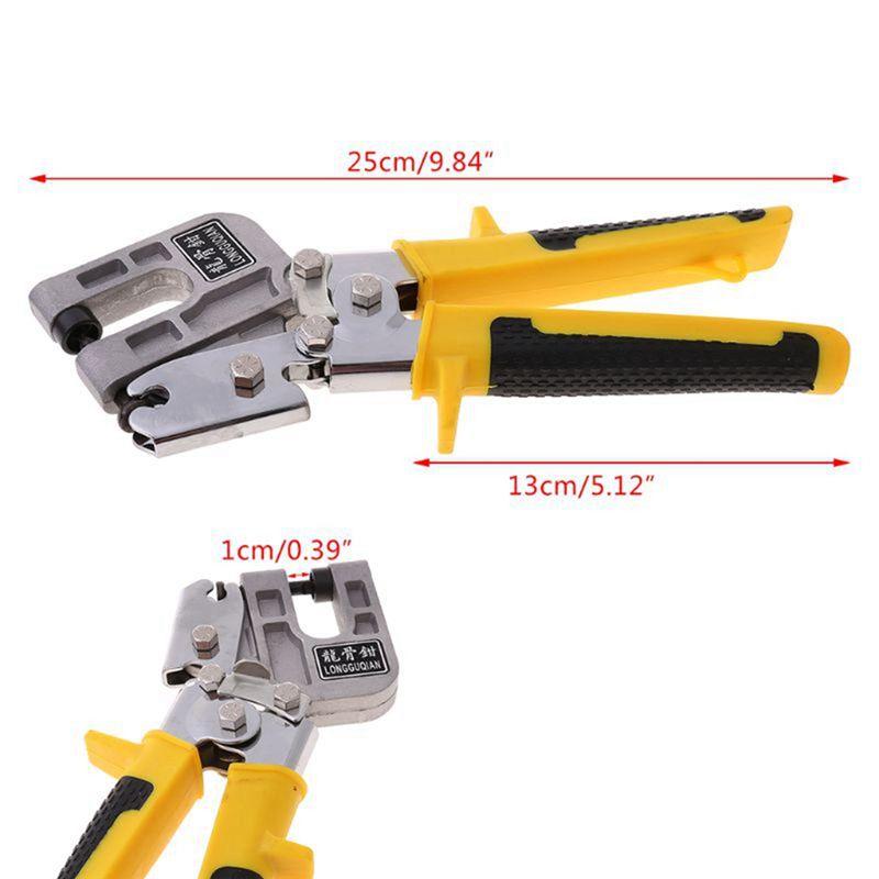 Feb.One-Handed Aluminum Keel Pliers Used To Fasten Metal Gadgets And Decoration Tools
