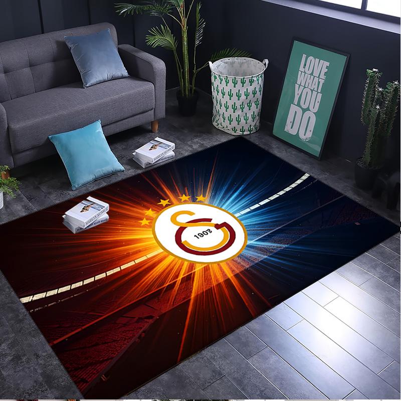 1PC rug Galatasaray Football Club Carpet, Chair Rug,Area Rug for Office Bedroom living rooms bedroom, Doormat decor Christmas fan gifts