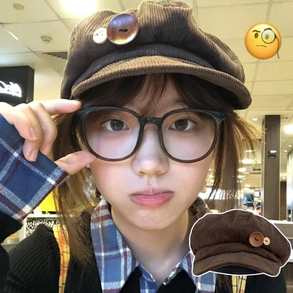 Vintage Beret Newsboy Hat Korean Style Adjustable Autumn Winter Hat Women Berets Painter Cap Elegant Artistic Duck Tongue Beret