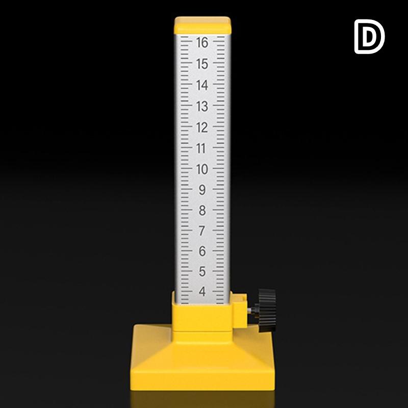 High Precision Aluminum Alloy 0-160mm Engineer's Ruler with Adjustable Horizontal Bubble Tile Leveling