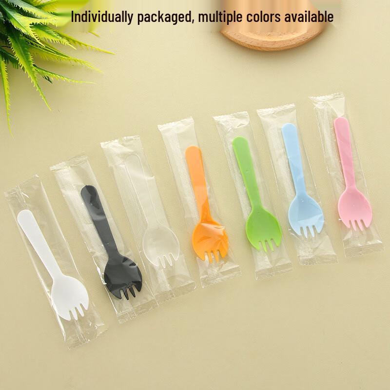 Changbaosen Disposable Plastic Dessert Forks 1000 pcs