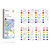 Pocket Watercolor Painting Book Pocket Watercolor Sketchbook 6colors 20sheet Watercolor Paint Book Set