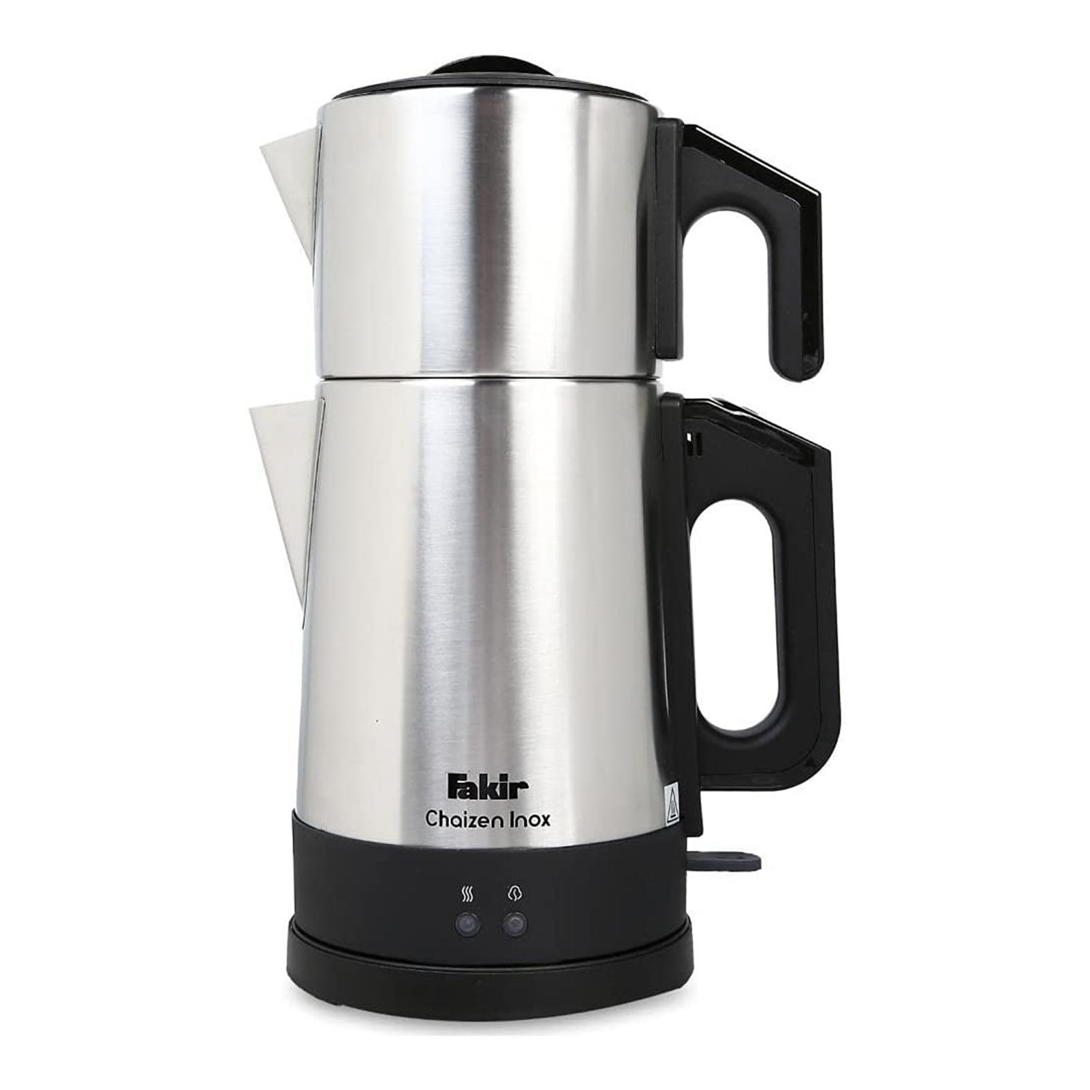 

Чайник Чайний автомат Fakir Chaizen 1800 Вт 2,8 л Подвійний бойлер Чайник з нержавіючої сталі Розетка ЄС червоний