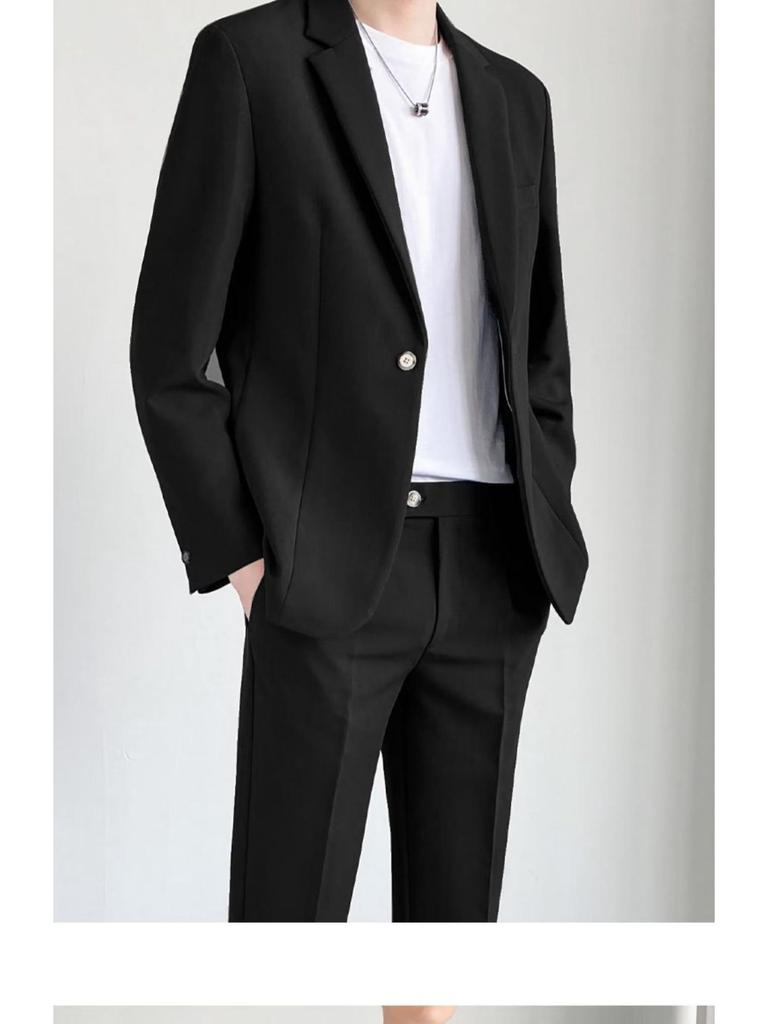 Men's Korean Style Business Casual and Groomsmen Suits for Spring/Autumn
