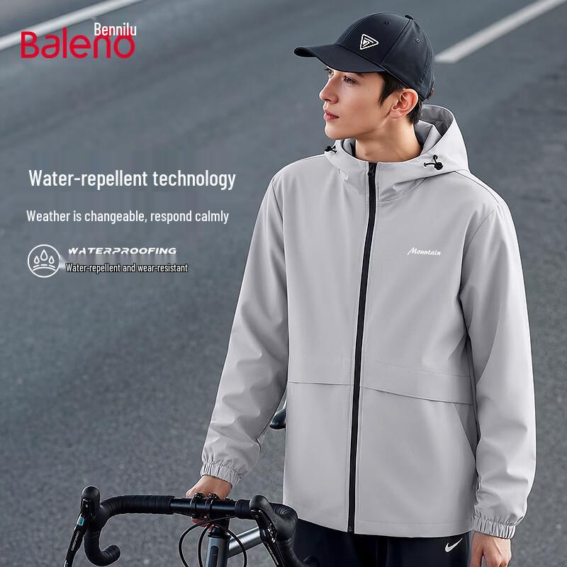 Baleno Men s Loose Fit Windproof Casual Jacket M