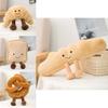 Bread Croissant Plush Toy For Kids Soft Stuffed Animal Birthday Gift Characters Included)**