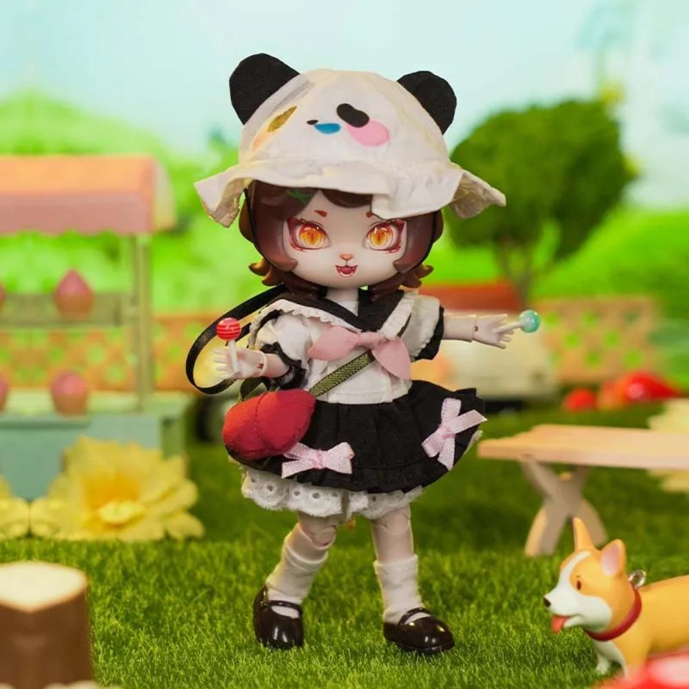 Come4free Half Seen Spring Preface Valentine's Day Baby Clothes Ob11 Doll 1/12 Bjd Bonnie Skirt Clothes (only Clothes)