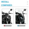 Yamaha MT07 2021 Windschutzscheiben-Deflektor: Motorradzubehör