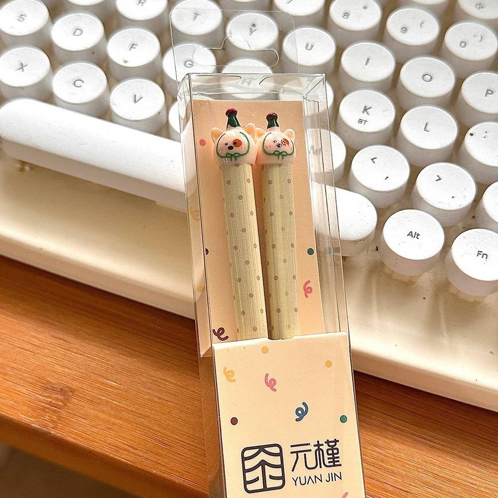 Cartoon Animal Chopsticks Bamboo Non Slip Chopsticks New Long Chopsticks  Tableware