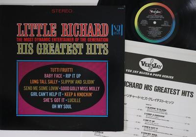 LP Record LITTLE RICHARD  His Greatest Hits 20YB2055 VEE JAY Japan Rock Used