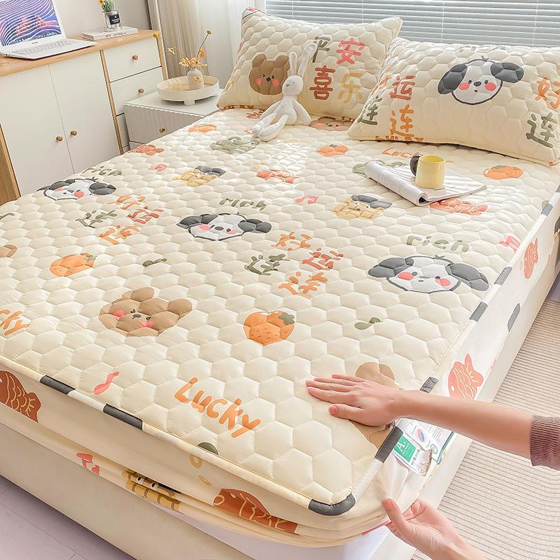 New Class a All Cotton Quilted Fitted Sheet Waterproof To Prevent Leakage of Urine Mattress Cover