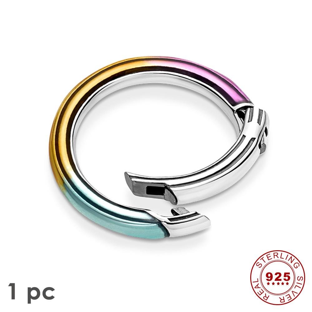 

Новый настоящий S925 стерлингового серебра Me Шарм Единорог звезда обруч из бисера подходит оригинальные браслеты Me женские украшения в форме сердца для подарка