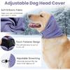 Dog Calm Hoodie, No Shake Ear Wraps for Dogs, Quiet Dog Ear Cover Noise Protection, Pet Ear Muffs Dog Ear Protector Head Wrap Cover for Anxiety