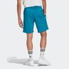 Adidas Originals Clover Adventure Shorts With Solid Color Logo Men Shorts Teal HR4217