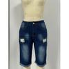 2026 Nuovi Jeans Strappati Casual Elasticizzati alla Moda da Uomo Pantaloni Corti
