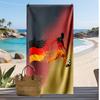 Asciugamano da Spiaggia Stampa Calcio Germania Asciugatura Rapida Super Assorbente Morbido Asciugamano da Bagno per Nuoto Spiaggia Viaggio Souvenir Regalo per Fan