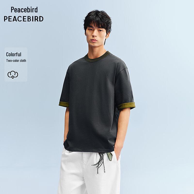PEACEBIRD Men s Casual Short-Sleeve T-shirt 2XL