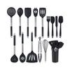 B34-0107 Home Kitchen Accessories 14pcs Heat Resistant Food Grade Silicone Kitchen Utensils Cooking Spatula Set