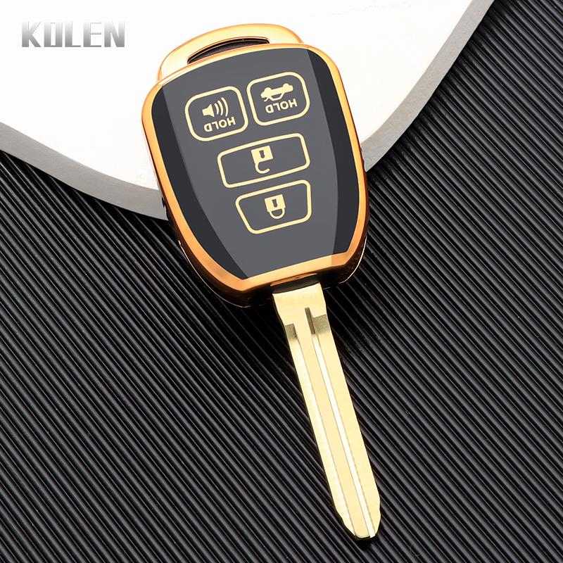 

New Tpu Car Key Case Cover Shell For Toyota Camry Rav4 Corolla Tacoma Vios Prius C Highlander Protected Holder Fob Accessories