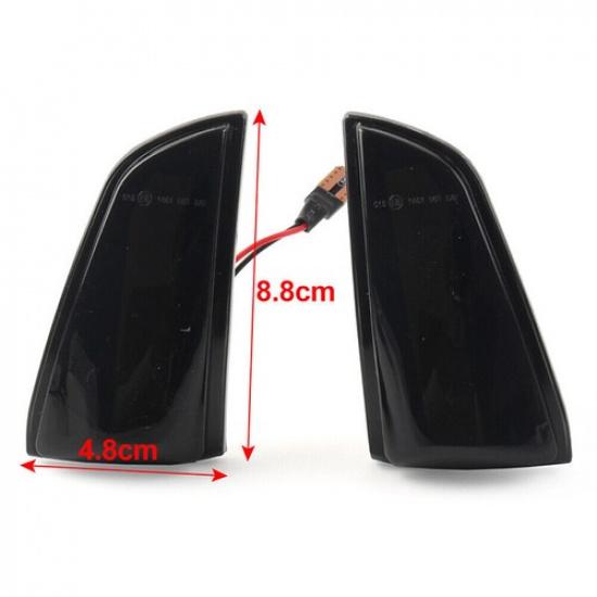 2* Sequential LED Turn Signal Light for Volvo S40 V50 2003 -12 Side Mirror Light