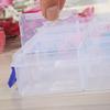 Transparent Box Screw Compartment Box 8 Grids Organizer Tool Storage Boxes