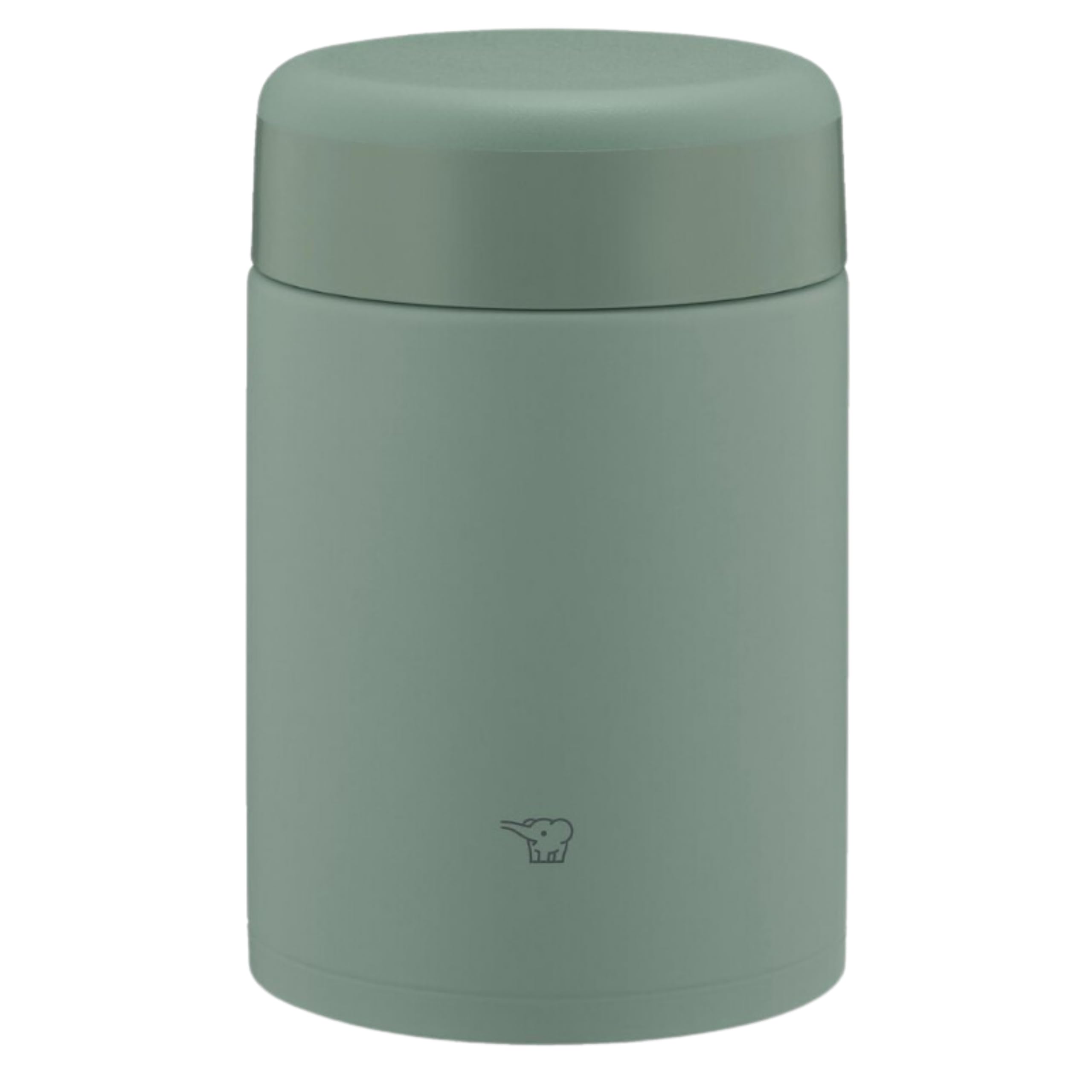 

ZOJIRUSHI Stainless Steel Thermal Soup Jar Lunch Jar Seamless 520ml Matte Green Lid and gasket integrated Easy to clean Only 3 items to wash SW-KA52