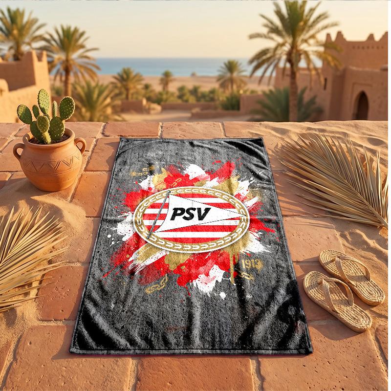 Telo Mare in Microfibra PSV Eindhoven FC Asciugatura Rapida Assorbente Grande per Spiaggia Nuoto Viaggio