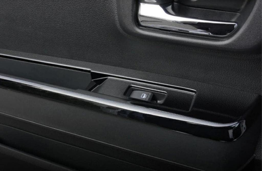 Daihatsu Atrai 700 Series Side Door Windshield Lifter Frame Window Switch Panel Cover Garnish Protector Interior Piano Black Custom Accessory Parts