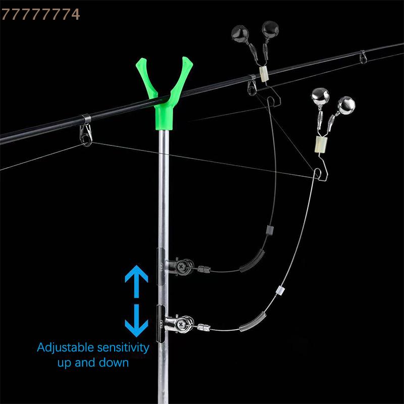 1PC Stainless Steel Fishing Bell Bite Alarm Anti-Corrosion Anti-Rust Carp Tackle Bite Bait Alarm for Fishing Rod