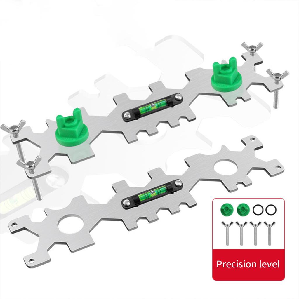 Klucz wielofunkcyjny 15 w 1 z poziomicą, regulowany klucz płaski do instalacji rur łazienkowych, narzędzie do napraw