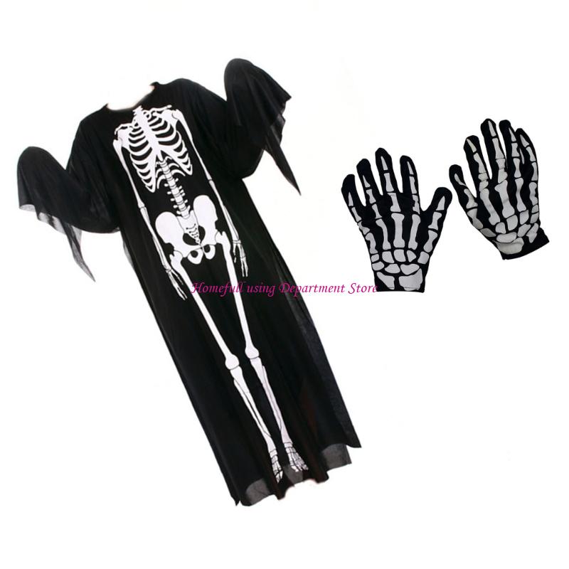 Efficient Skull Decors Thickened Polyester Fabric Eerie Party Creators