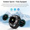 New Bluetooth Call Smart Watch Men Heart Rate Health Monitoring Altitude Air Pressure Detection LED Flashlight Smartwatch