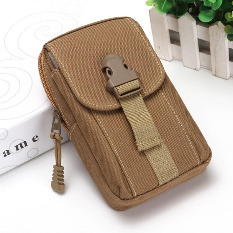 

Men s 6-Inch Wear-Resistant Leather Phone Waist Bag for Construction Sites