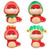 God of Wealth Snake Plush Doll Toy Fruits Lucky Snake Plushies Doll  Children