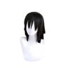 Stylish Black Layered Short Hair Wig For Cosplay Demon Slayer Kimetsu No Yaiba